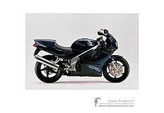 Stickers voor Honda VFR750 1997 - Blauw • Honda OEM Stickers