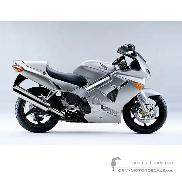 Naklejki do Honda VFR800 1998 - Srebrny • Honda Naklejki OEM