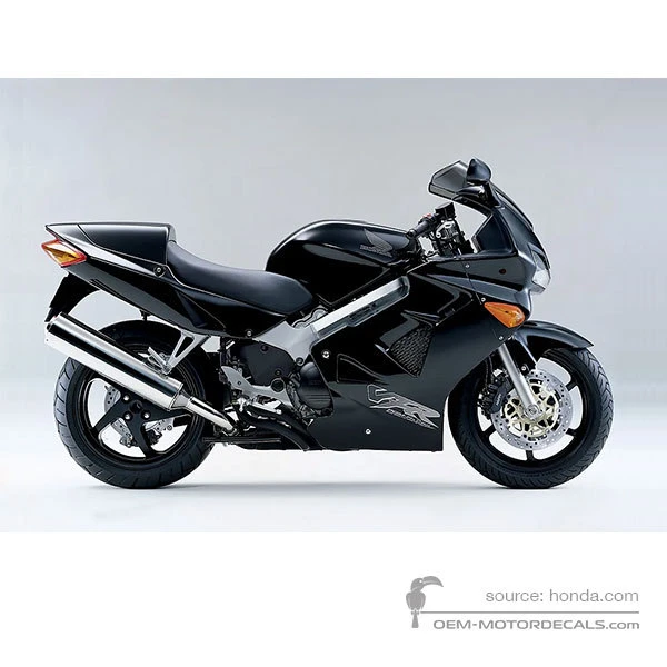 Naklejki do Honda VFR800 1998 - Czarny • Honda Naklejki OEM
