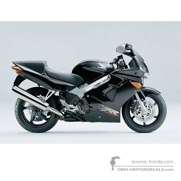 Aufkleber für Honda VFR800 1999 - Schwarz • Honda OEM-Aufkleber