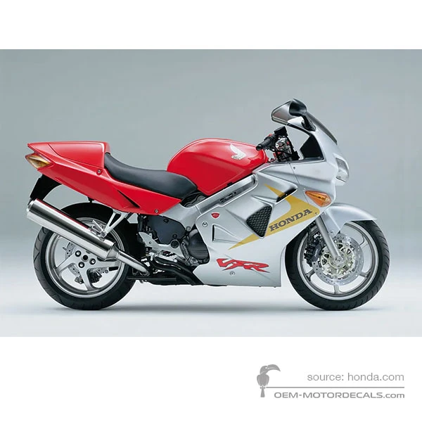 Stickers voor Honda VFR800 1999 - Rood • Honda OEM Stickers