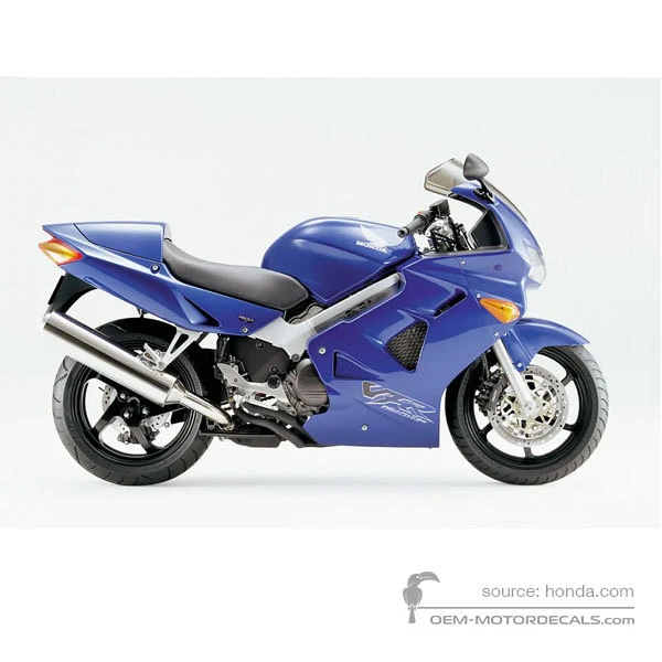 Aufkleber für Honda VFR800 2000 - Blau • Honda OEM-Aufkleber