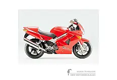 Adesivi per Honda VFR800 2000 - Rosso • Honda Adesivi OEM