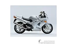 Naklejki do Honda VFR800 2001 - Srebrny • Honda Naklejki OEM