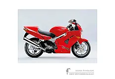 Stickers voor Honda VFR800 2001 - Rood • Honda OEM Stickers