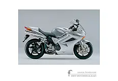 Autocollants pour Honda VFR800 VTEC 2003 - Argent • Honda Autocollants OEM