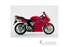 Stickers voor Honda VFR800 VTEC 2004 - Rood • Honda OEM Stickers
