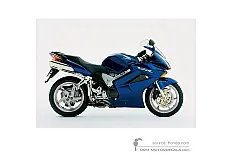 Stickers voor Honda VFR800 VTEC 2005 - Blauw • Honda OEM Stickers