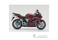 Decals for Honda VFR800 VTEC 2006 - Red • Honda OEM Decals