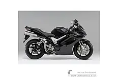 Stickers voor Honda VFR800 VTEC 2008 - Zwart • Honda OEM Stickers