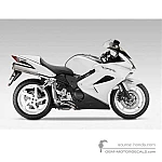 Honda VFR800 VTEC 2009 - Blanco