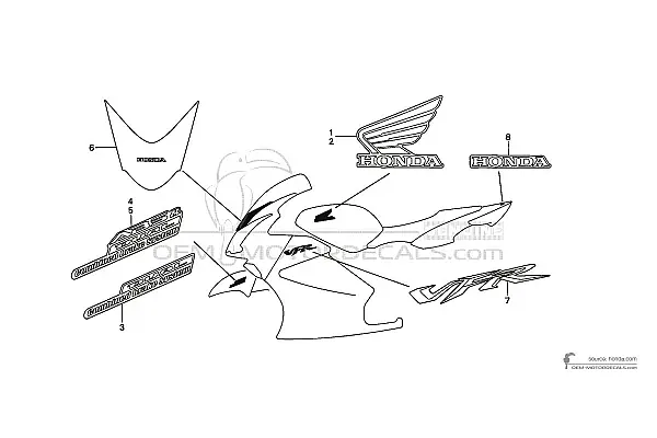 Honda VFR800 VTEC 2006 - Argent