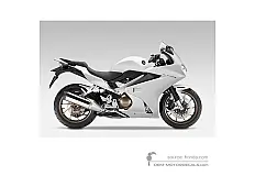 Autocollants pour Honda VFR800 2014 - Blanc • Honda Autocollants OEM
