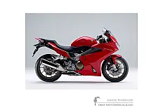 Autocollants pour Honda VFR800 2014 - Rouge • Honda Autocollants OEM
