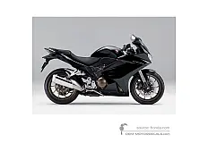Decals for Honda VFR800 2016 - Black • Honda OEM Decals