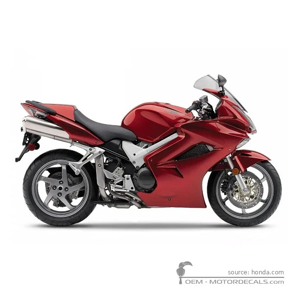 Autocollants pour Honda VFR800 INTERCEPTOR 2007 • Honda Autocollants OEM