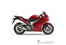 Aufkleber für Honda VFR800 INTERCEPTOR 2014 • Honda OEM-Aufkleber