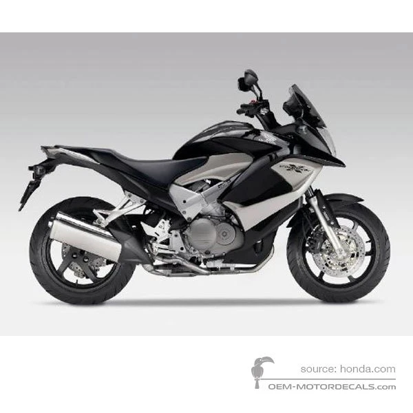 Decals for Honda VFR800X CROSSRUNNER 2011 - Black • Honda OEM Decals