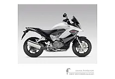 Stickers voor Honda VFR800X CROSSRUNNER 2011 - Wit • Honda OEM Stickers