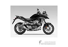 Stickers voor Honda VFR800X CROSSRUNNER 2015 - Zwart • Honda OEM Stickers