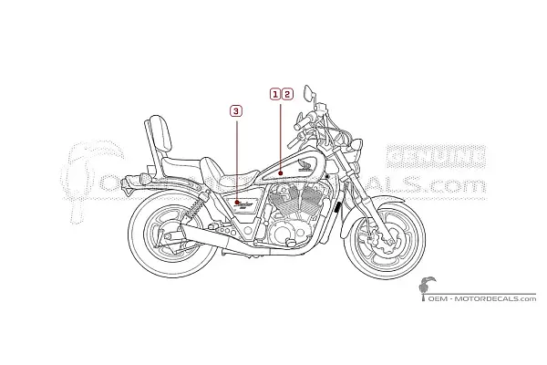 Honda VT1100 SHADOW 1985