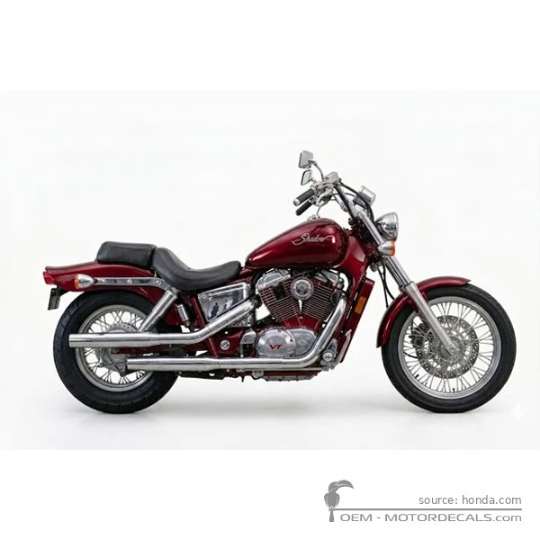 Autocollants pour Honda VT1100 SHADOW 1990 • Honda Autocollants OEM