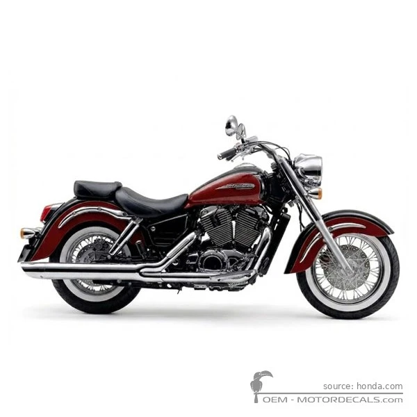 Aufkleber für Honda VT1100 SHADOW Aero 1998 • Honda OEM-Aufkleber