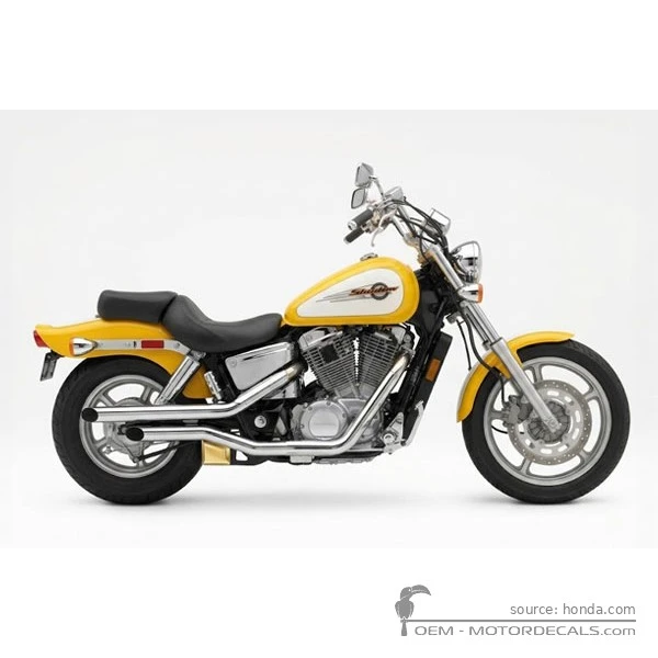 Aufkleber für Honda VT1100 SHADOW Spirit 1998 • Honda OEM-Aufkleber
