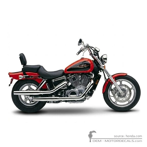 Naklejki do Honda VT1100 SHADOW Spirit 1998 • Honda Naklejki OEM