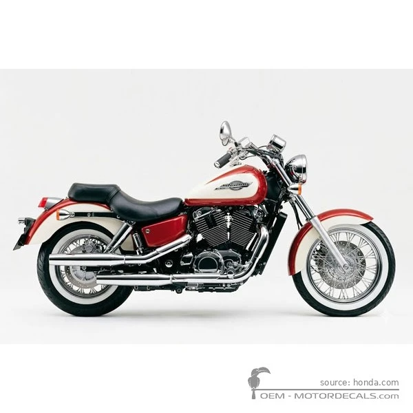 Naklejki do Honda VT1100 SHADOW ACE 1998 • Honda Naklejki OEM