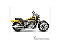 Decals for Honda VT1100 SHADOW Spirit 1999 • Honda OEM Decals
