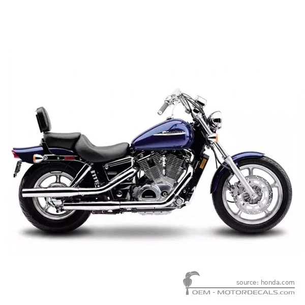 Naklejki do Honda VT1100 SHADOW Spirit 2004 • Honda Naklejki OEM