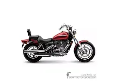 Pegatinas para Honda VT1100 SHADOW Spirit 2005 • Honda Pegatinas OEM