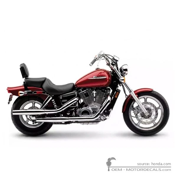 Naklejki do Honda VT1100 SHADOW Spirit 2005 • Honda Naklejki OEM