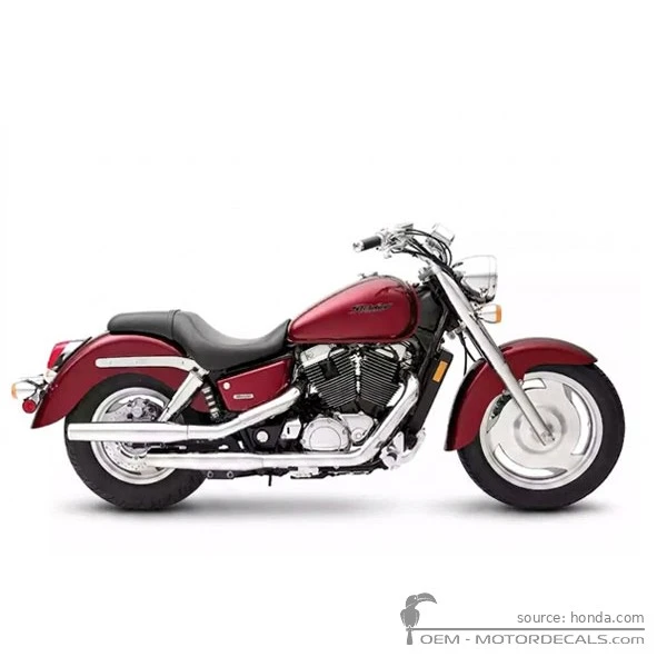 Naklejki do Honda VT1100 SHADOW Sabre 2007 • Honda Naklejki OEM
