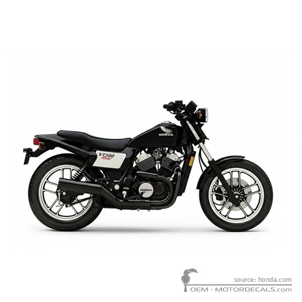 Adesivi per Honda VT500 FT Ascot 1984 • Honda Adesivi OEM