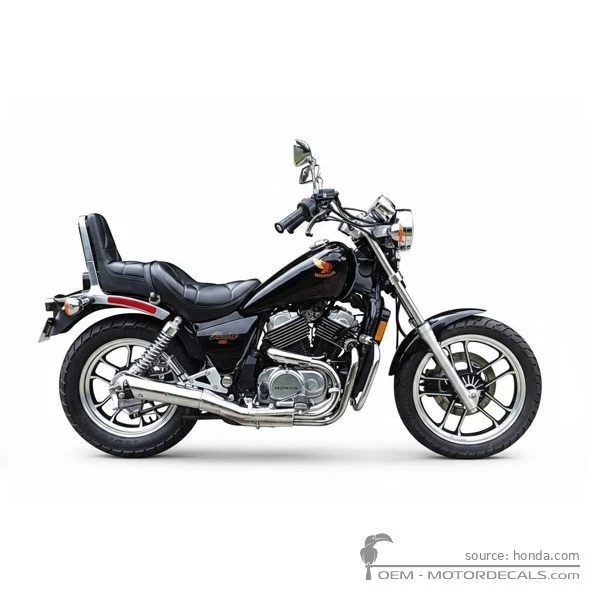 Decals for Honda VT500 C Shadow 1985 • Honda OEM Decals