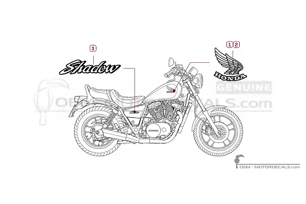 Honda VT750C SHADOW 1986