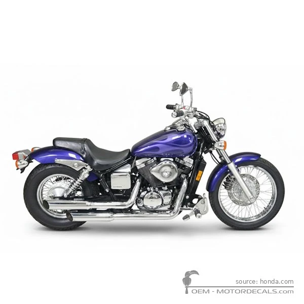 Stickers voor Honda VT750C SHADOW Spirit 2003 • Honda OEM Stickers
