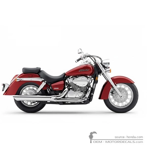 Decals for Honda VT750C SHADOW Aero 2005 • Honda OEM Decals