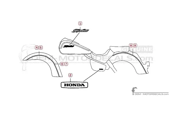 Honda VT750C SHADOW Aero 2005
