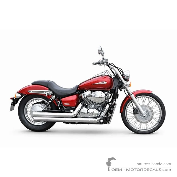Stickers voor Honda VT750C SHADOW Spirit 2008 • Honda OEM Stickers