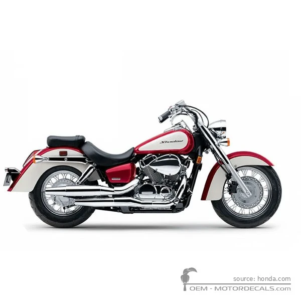Decals for Honda VT750C SHADOW Aero 2008 • Honda OEM Decals