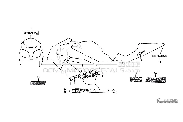 Honda VTR1000 SP1 2001 - Zilver