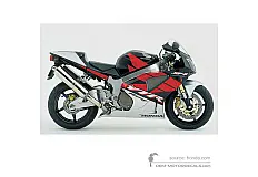 Autocollants pour Honda VTR1000 SP2 2005 - Noir • Honda Autocollants OEM