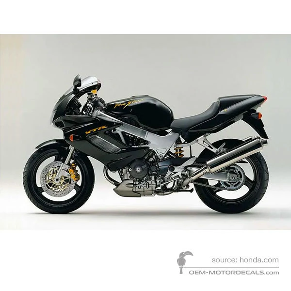 Adesivi per Honda VTR1000F FIRESTORM 1997 - Nero • Honda Adesivi OEM