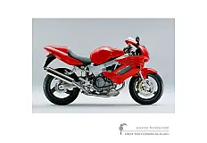Autocollants pour Honda VTR1000F FIRESTORM 1997 - Rouge • Honda Autocollants OEM