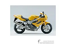 Autocollants pour Honda VTR1000F FIRESTORM 1998 - Jaune • Honda Autocollants OEM