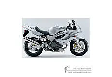 Autocollants pour Honda VTR1000F FIRESTORM 1998 - Argent • Honda Autocollants OEM