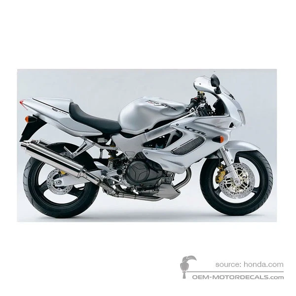 Decals for Honda VTR1000F FIRESTORM 1998 - Silver • Honda OEM Decals